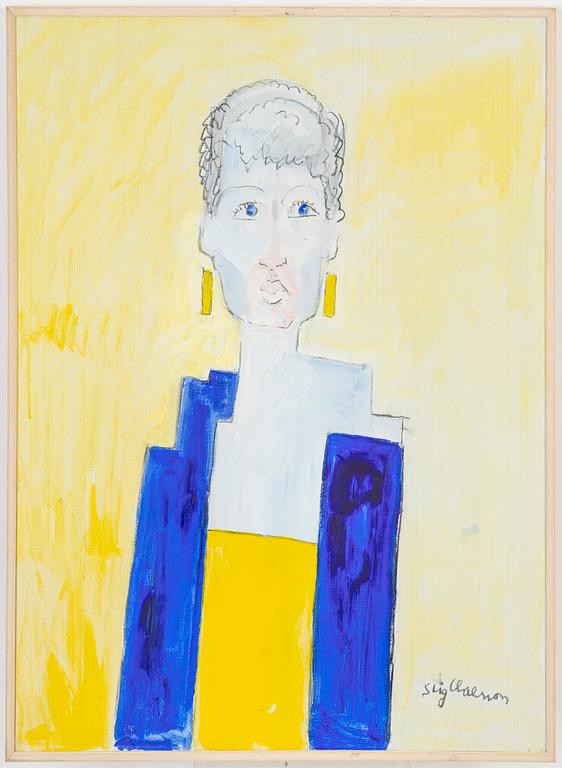 Stig Claesson, oil on canvas, signed.