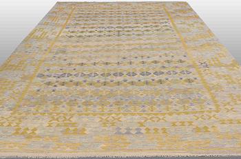 An oriental kilim, around 491 x 308 cm.