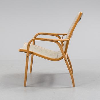 YNGVE EKSTRÖM, an oak 'Laminett' armchair from Swedese.