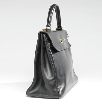HANDVÄSKA, Hermès. Modell "Kelly".