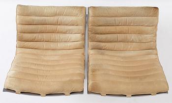 Arne Norell, a pair of "Ariet", easy chairs for Norell Möbel AB 1960-1970's.