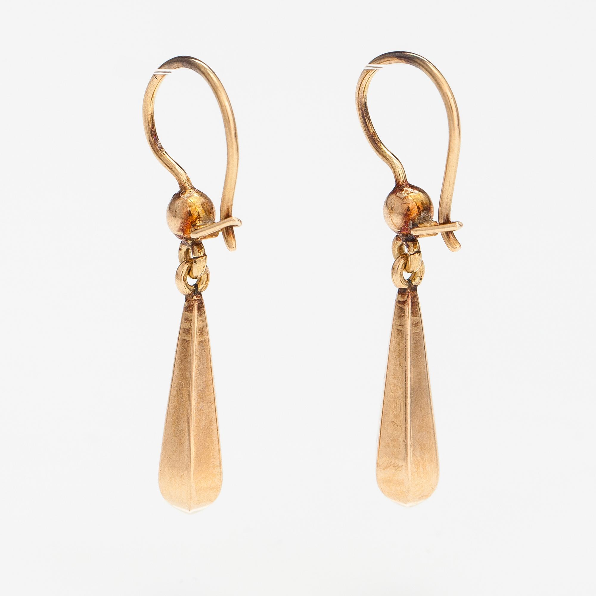 KORVAKORUPARI, 14K kultaa.