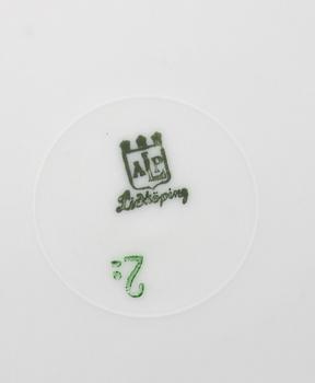 MATSERVIS, porslin, 69 delar, Lidköping, 1930-tal.