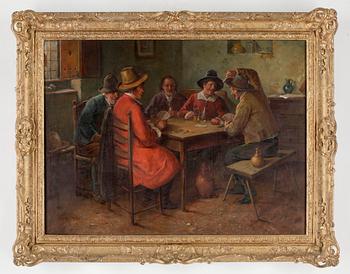 OKÄND KONSTNÄR, olja på duk, 1900-talets första hälft.