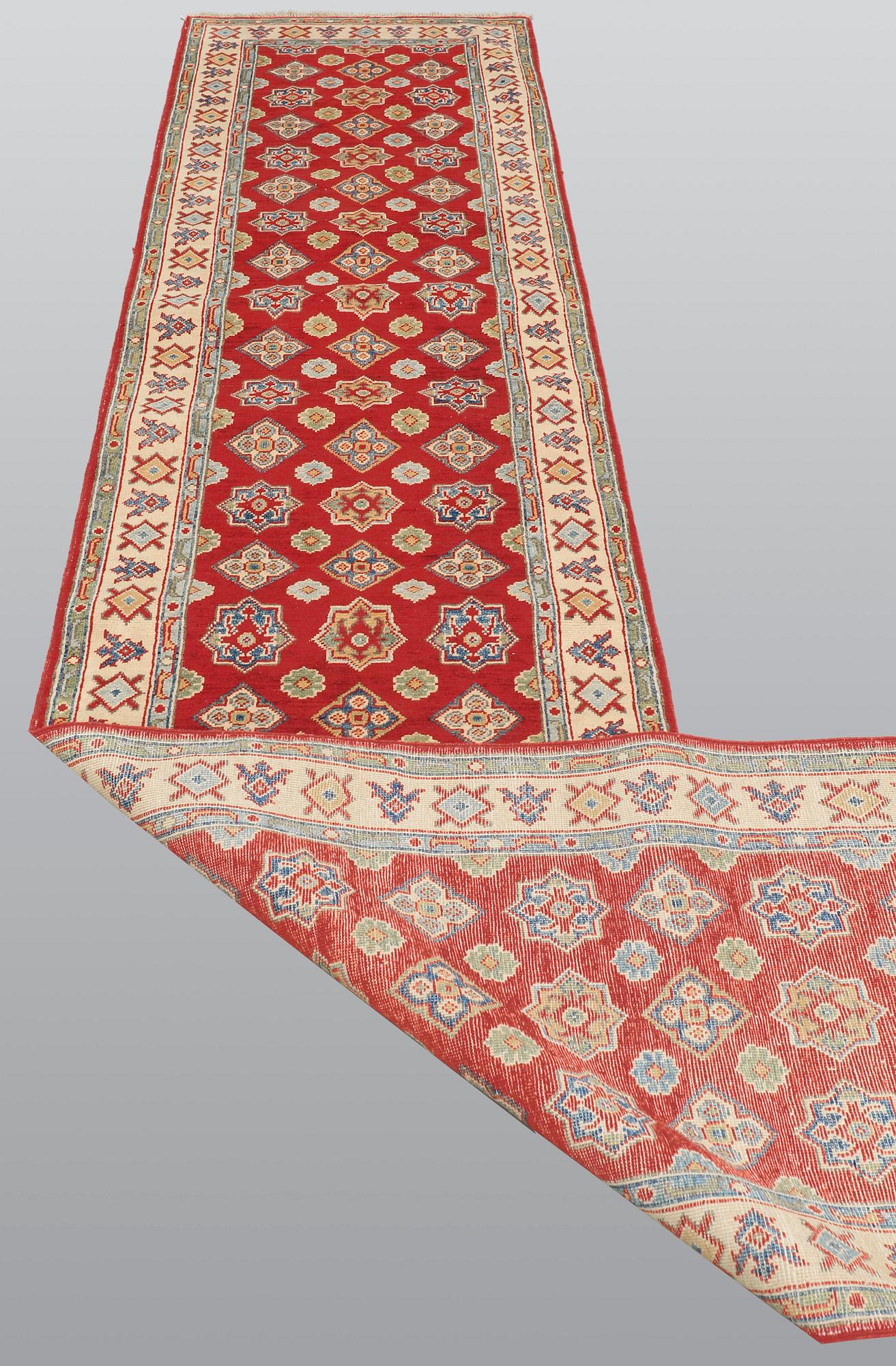 A Kazak design runner, ca 525 x 80 cm.