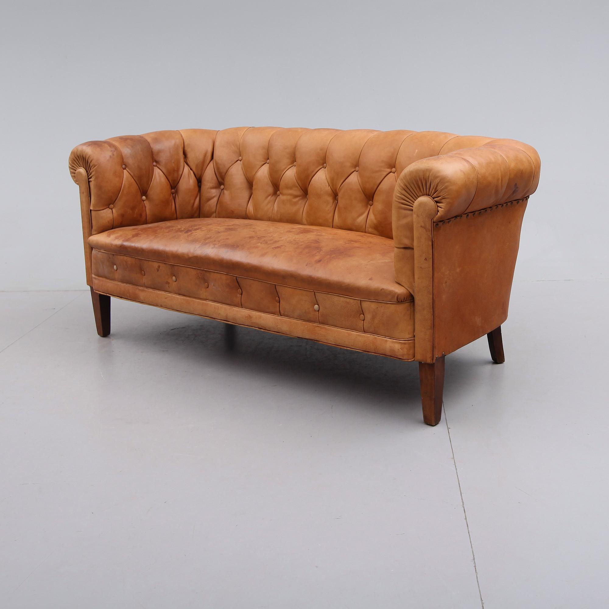 SOFFA, Chesterfield, 1900-talets första hälft.
