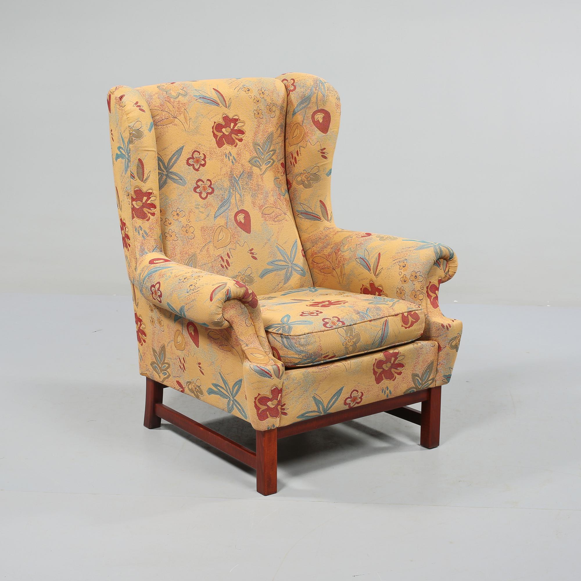 ÖRONLAPPSFÅTÖLJ, modell 3543 Oxford, Firma Svenskt Tenn, 1900-talets andra hälft.