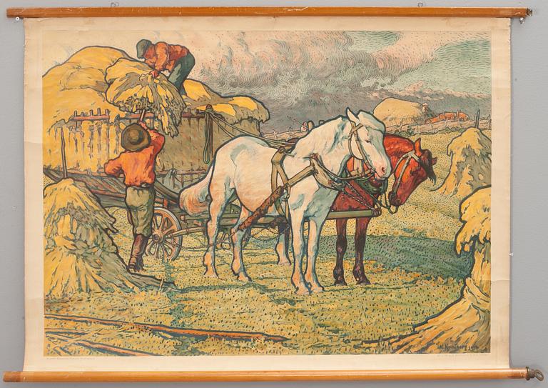 LITOGRAFISKT TRYCK, 1900-talets första hälft.