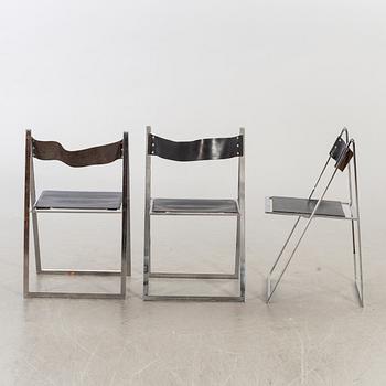 FONTONI & GERACI fällstolar 3 st "Elios" Italien 1960-tal.