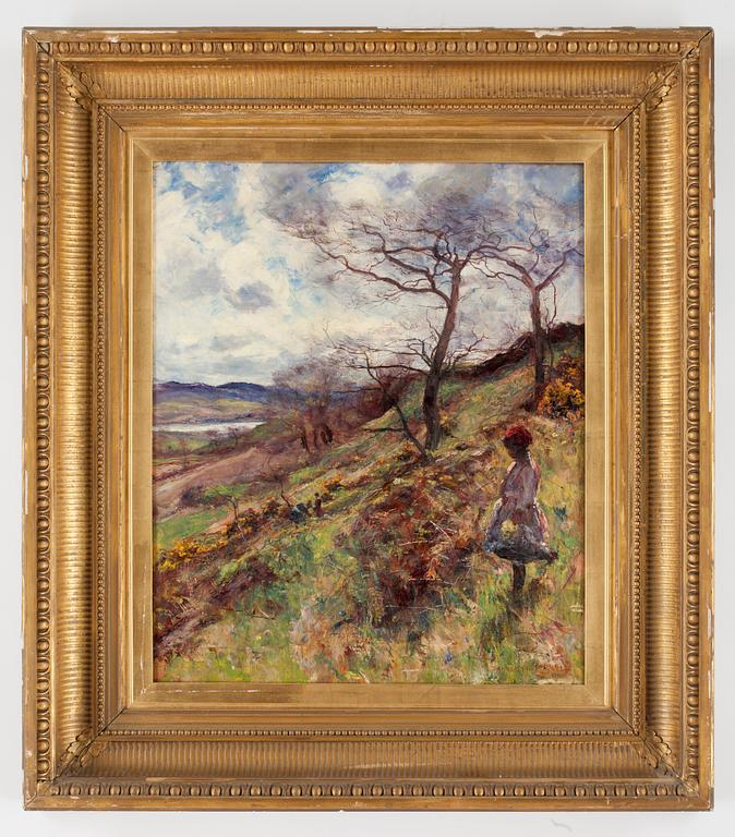 JOSHUA ANDERSON-HAGUE, olja på duk. Sign.