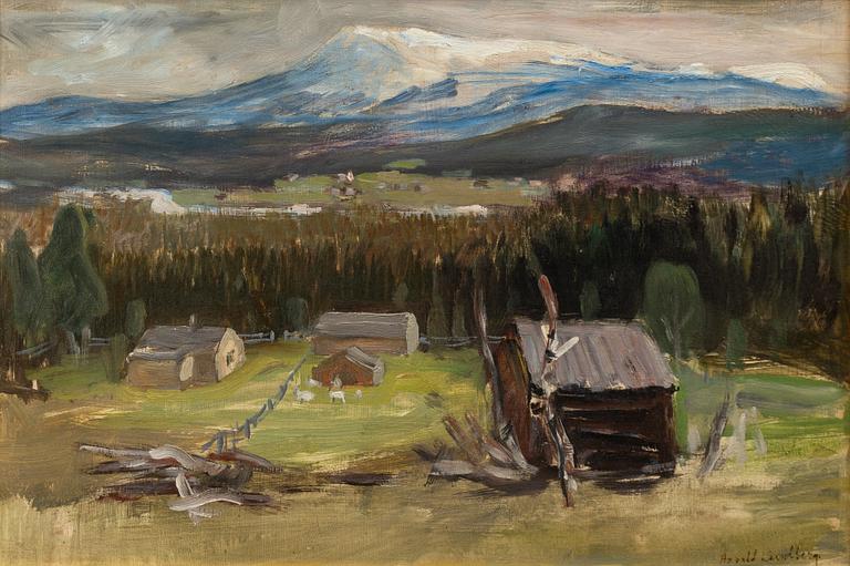 Harald Lindberg, Fäbovall.