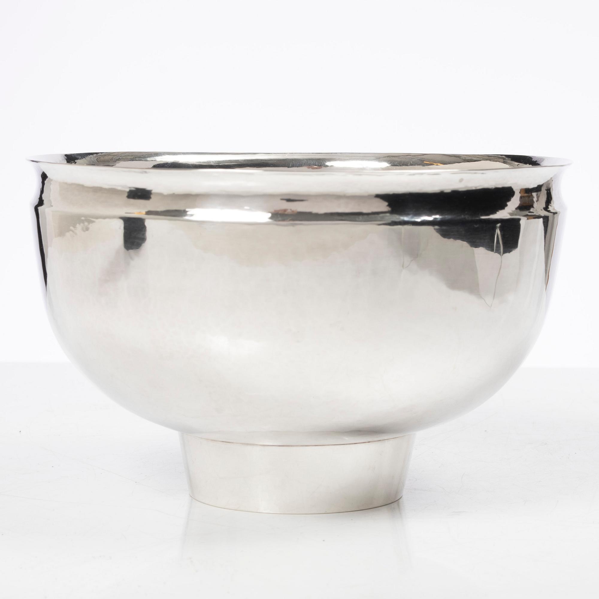 Sigurd Persson, skål, sterling silver, Stockholm 1968.
