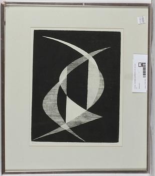 PIERRE OLOFSSON, litografier, 3 st, varav 2 st sign o numr.