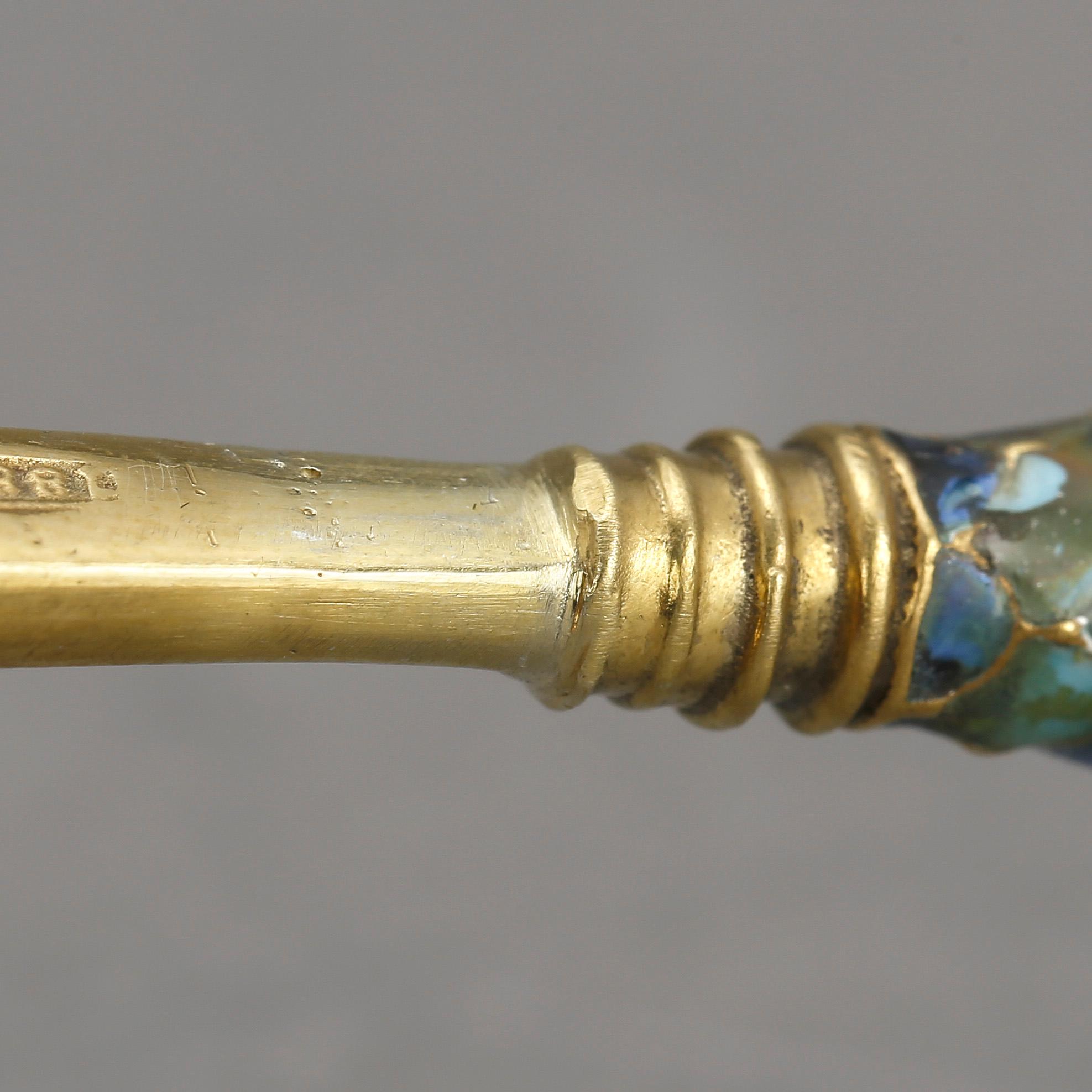 SKED, silver, Gustaf Klingert, Moskva, 1888. Vikt ca 77 gram.