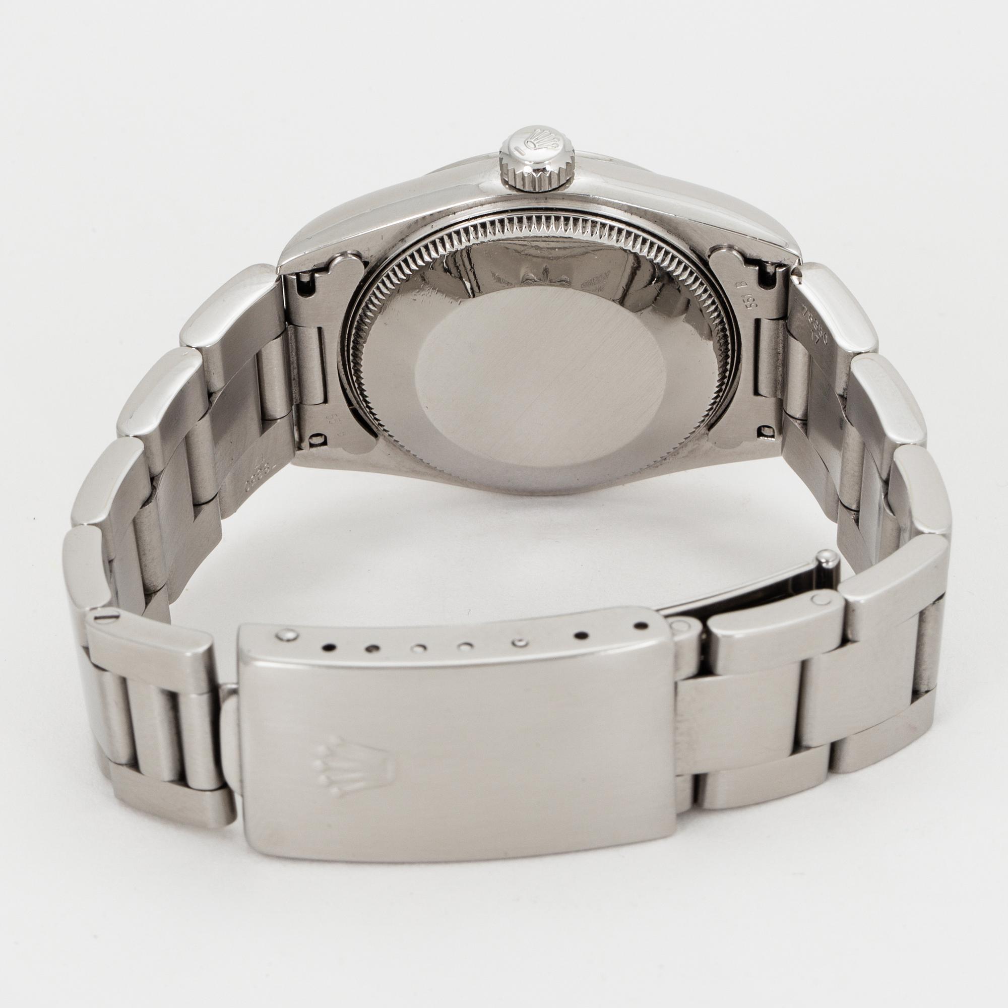 ROLEX Oyster Perpetual T Swiss Made T wristwatch 31 mm. Bukowskis