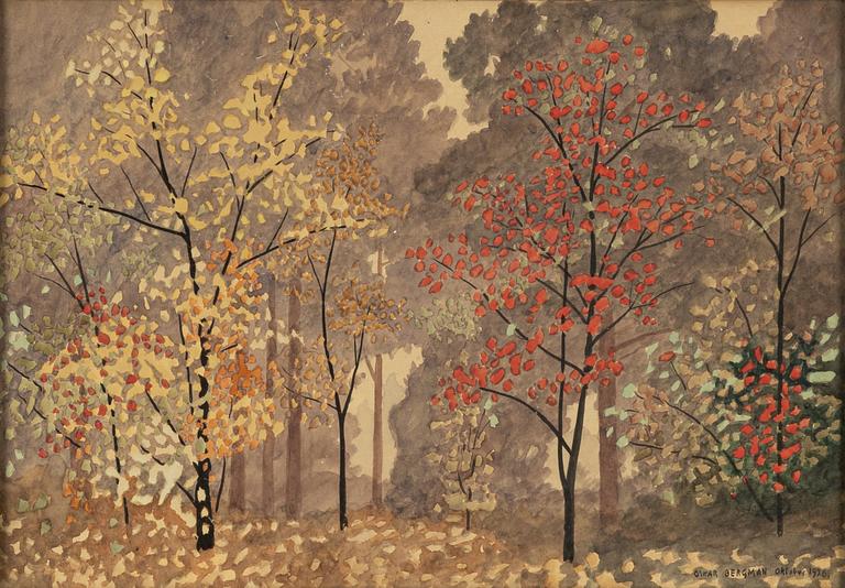 Oskar Bergman, Autumn Forest.