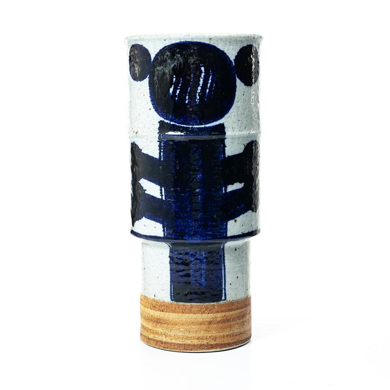 Inger Persson, Floor vase, stoneware, Rörstrand Ateljé, second half of the 20th century.