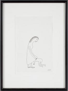 Roger Risberg · ROGER RISBERG, teckning, monogramsignerad.