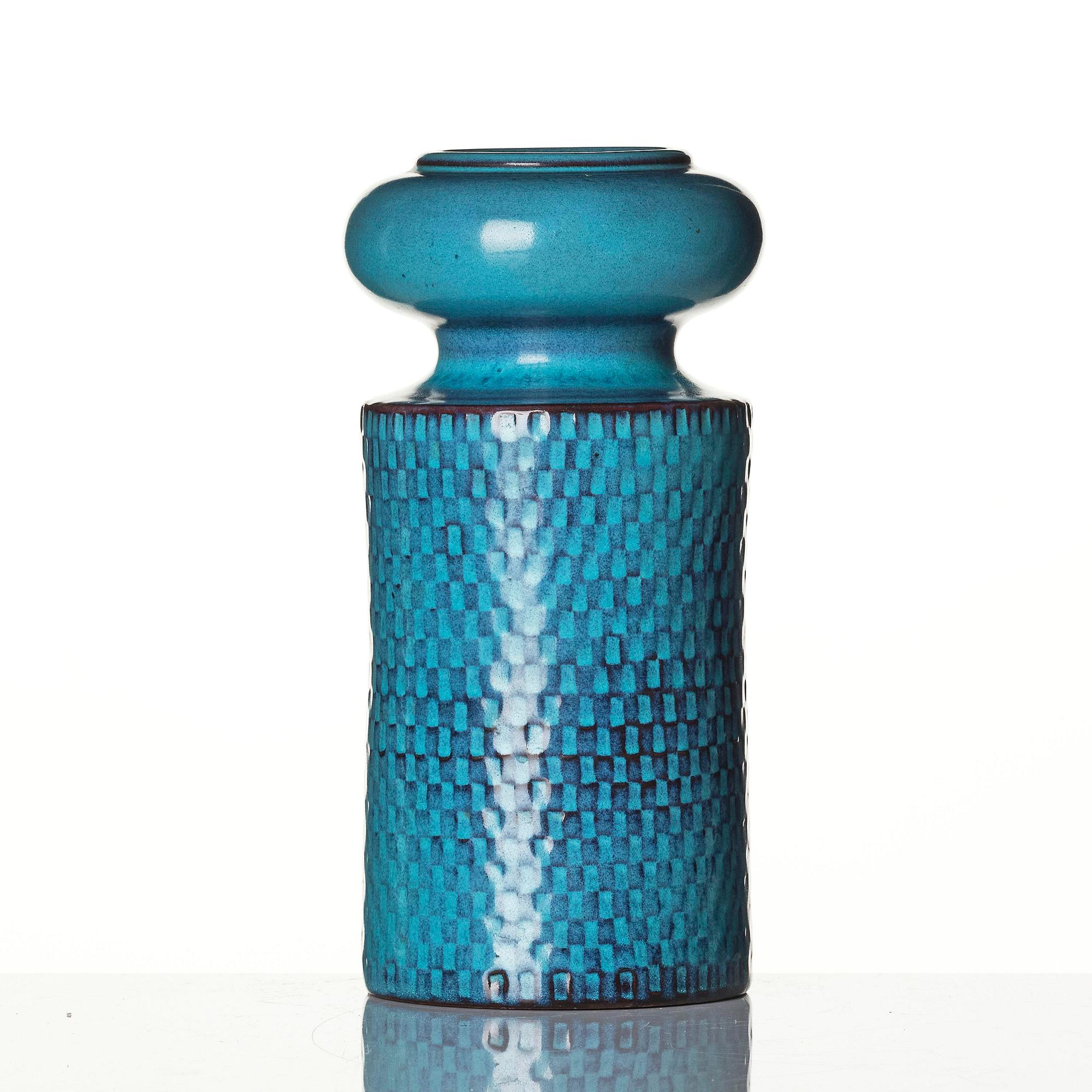 Stig Lindberg, a stoneware vase, Gustavsberg Studio 1964.