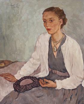 647. Lotte Laserstein, Portrait of Else Becker.