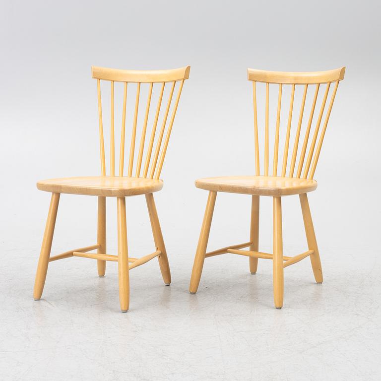 Carl Malmsten, chairs, a pair, "Lilla Åland", Stolab, 2007.