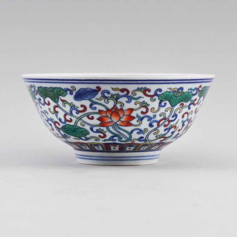 SKÅL, porslin, Kina, 1900-tal.