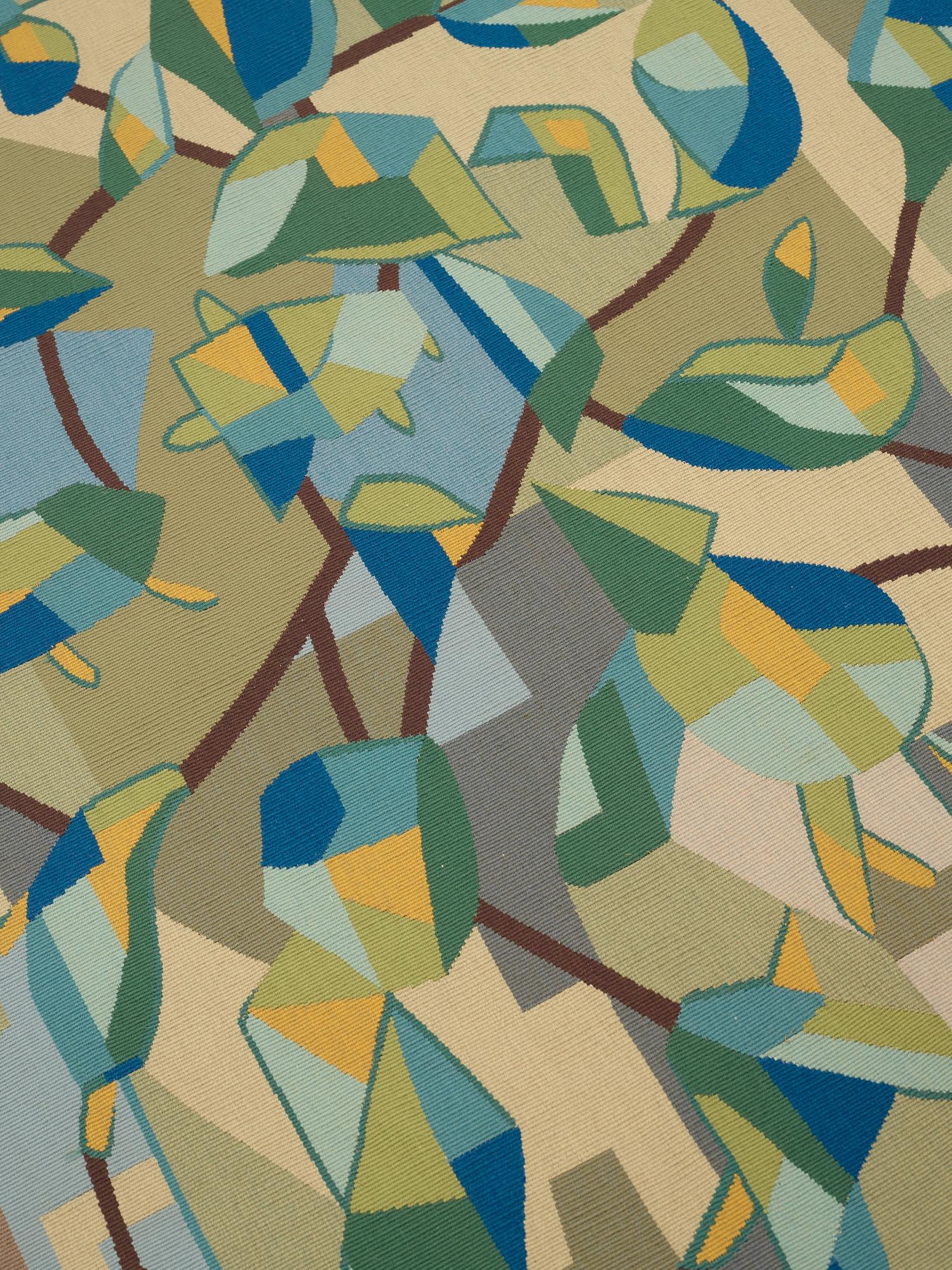 Lars Gynning, A TAPESTRY, tapestry weave, ca 200 x 142 cm, signed LOG (Lars Gynning, Pinton Frères), around 1950.