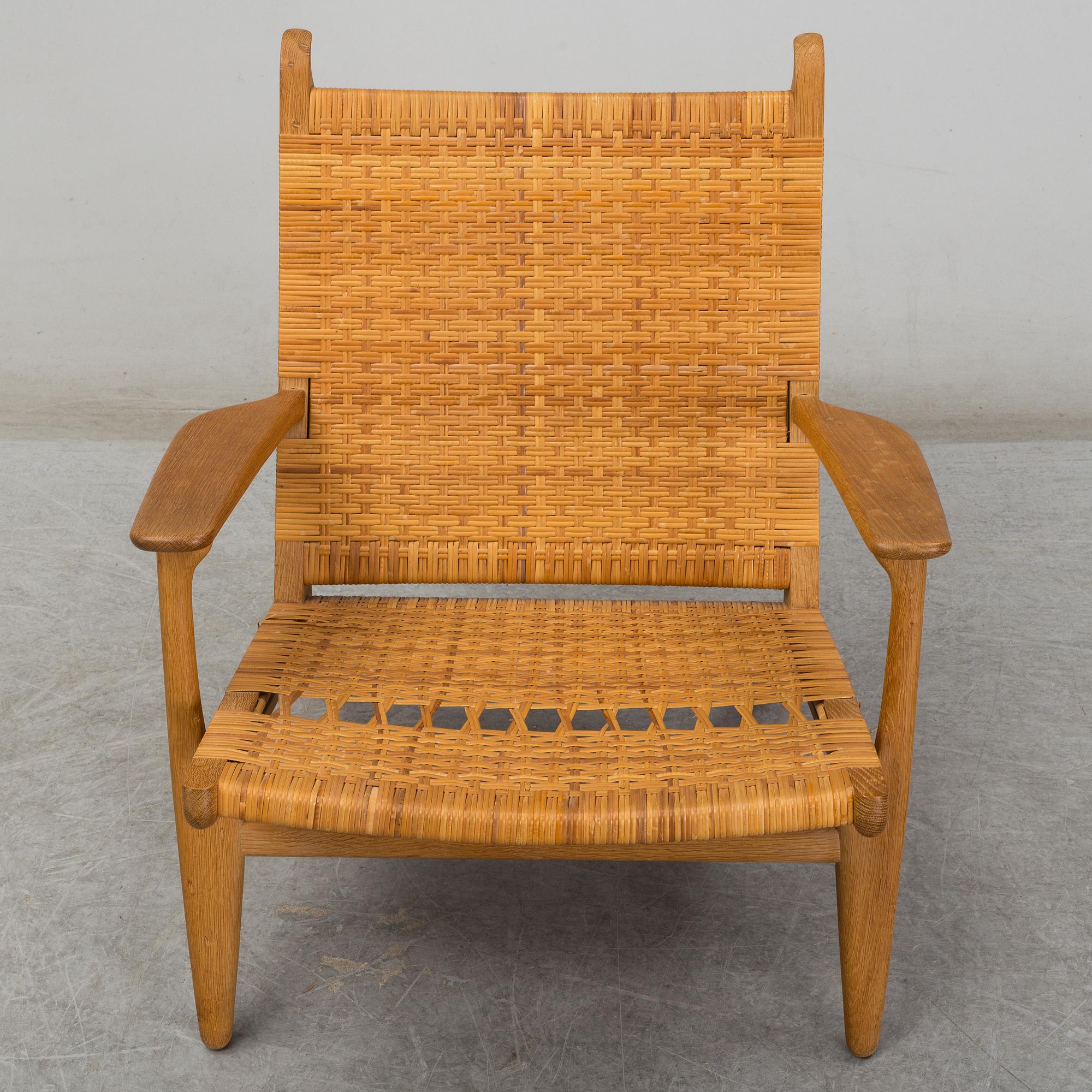 HANS J WEGNER, fåtölj, "CH-27", Carl Hansen & Son, Danmark, 1900-talets andra hälft.