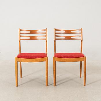 Chairs 3 pcs likely "101" Johannes Andersen for Vamo, Denmark, 1950s/1960s.