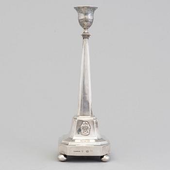 PEHR ZETHELIUS, a silver candlestick, Stockholm, 1799.