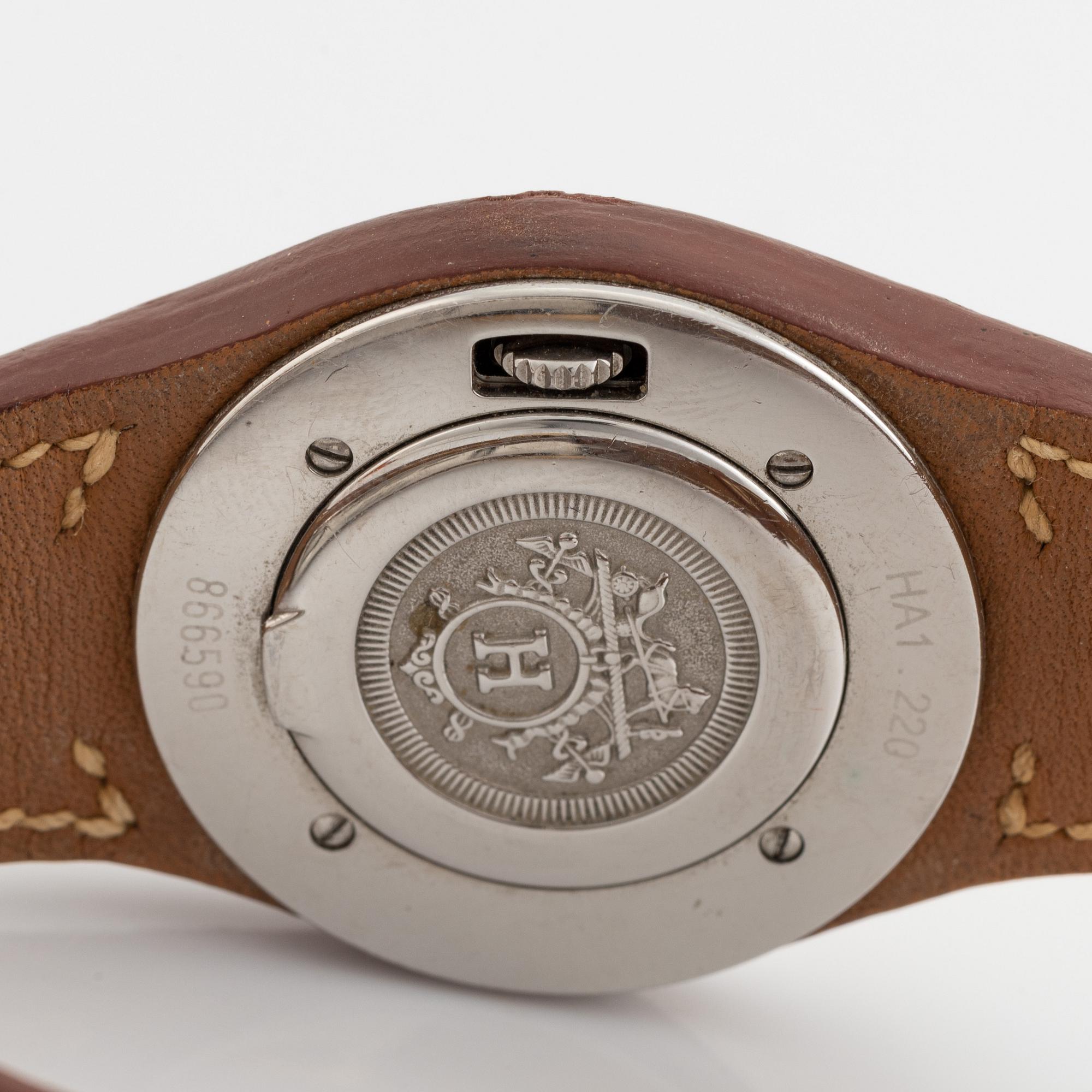 Hermès, Arne, wristwatch, 31,5 mm.