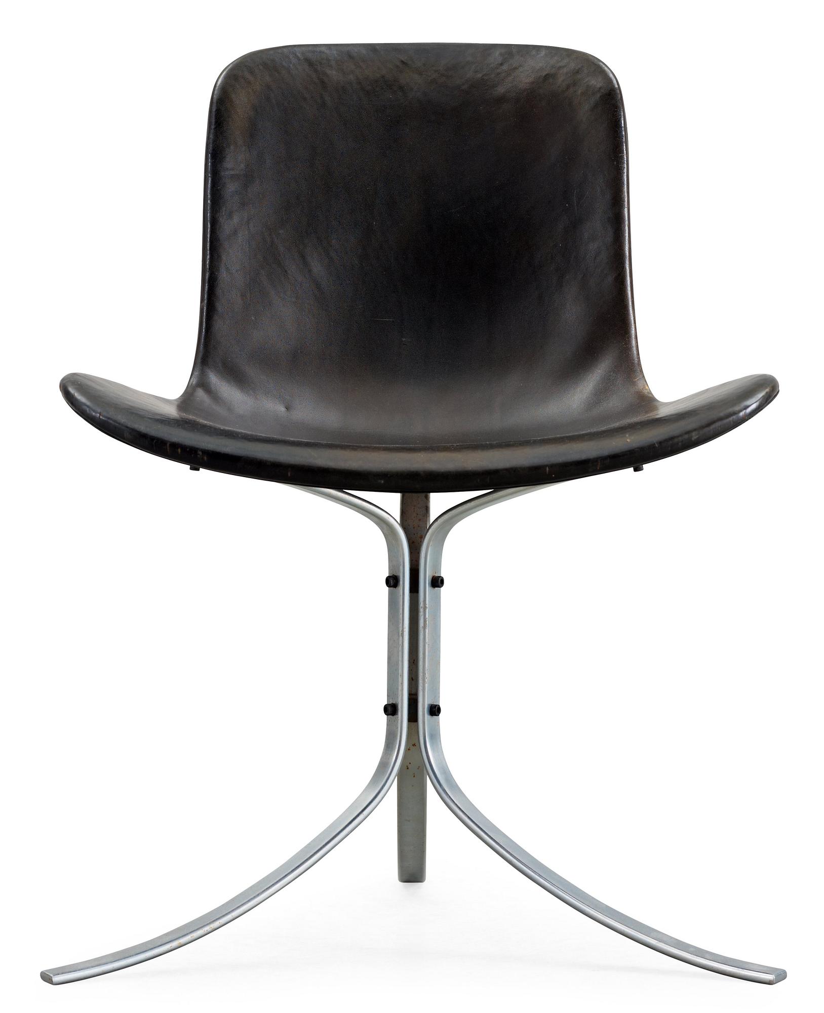 POUL KJAERHOLM, stol. "PK-9", E Kold Christensen, Danmark.