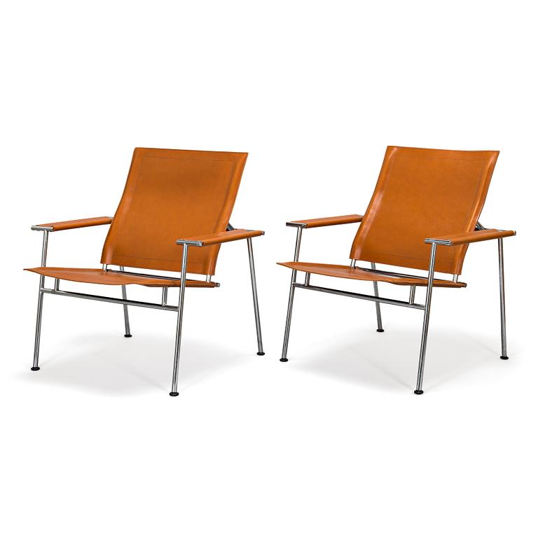 Yrjö Kukkapuro, a pair of 1960s 'Casino' lounge chairs for Lepokalusto Oy.