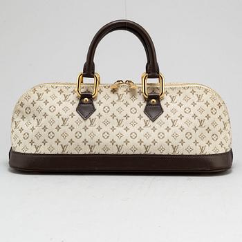 LOUIS VUITTON, väska, "Monogram Mini Lin Alma Long Handbag".