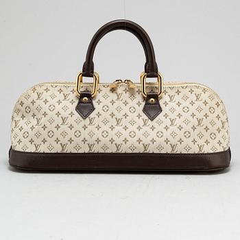 LOUIS VUITTON, a 'Monogram Mini Lin Alma Long Handbag'.