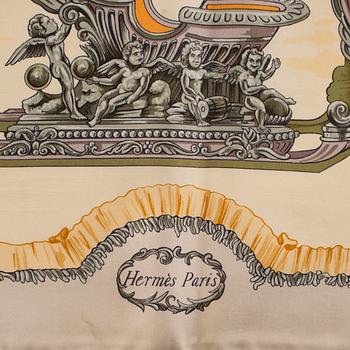 HERMÈS, "Traineaux et glisades", scarf.