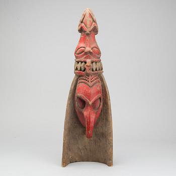 A CANOE FRONT FROM NEW GUINEA.