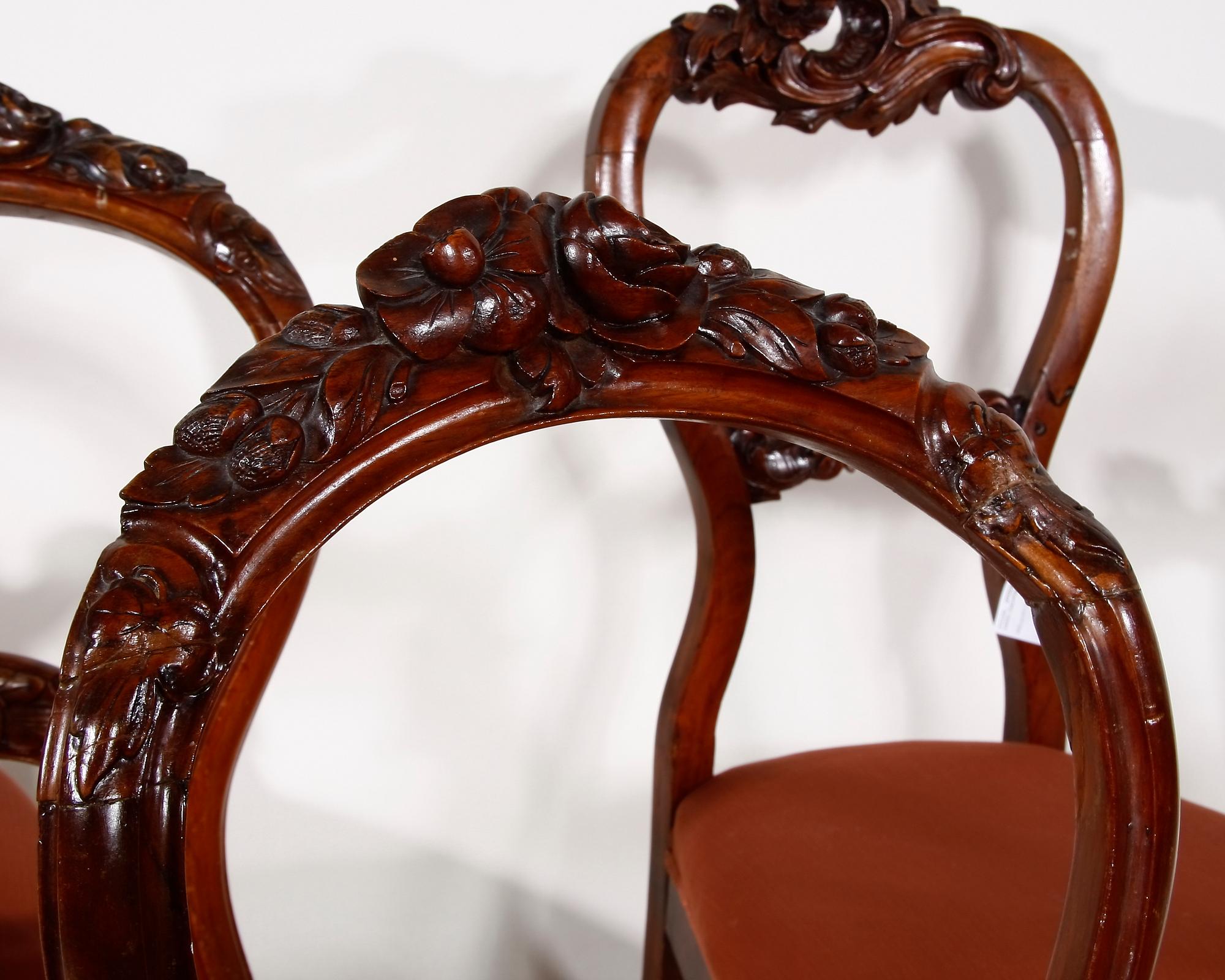 STOLAR, 3+3 , nyrokoko, 1800-talets andra hälft.