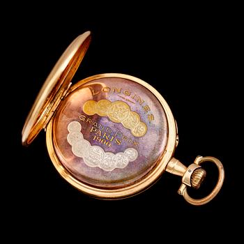 FICKUR, 18 k guld, Longines, 1900-talets första hälft.