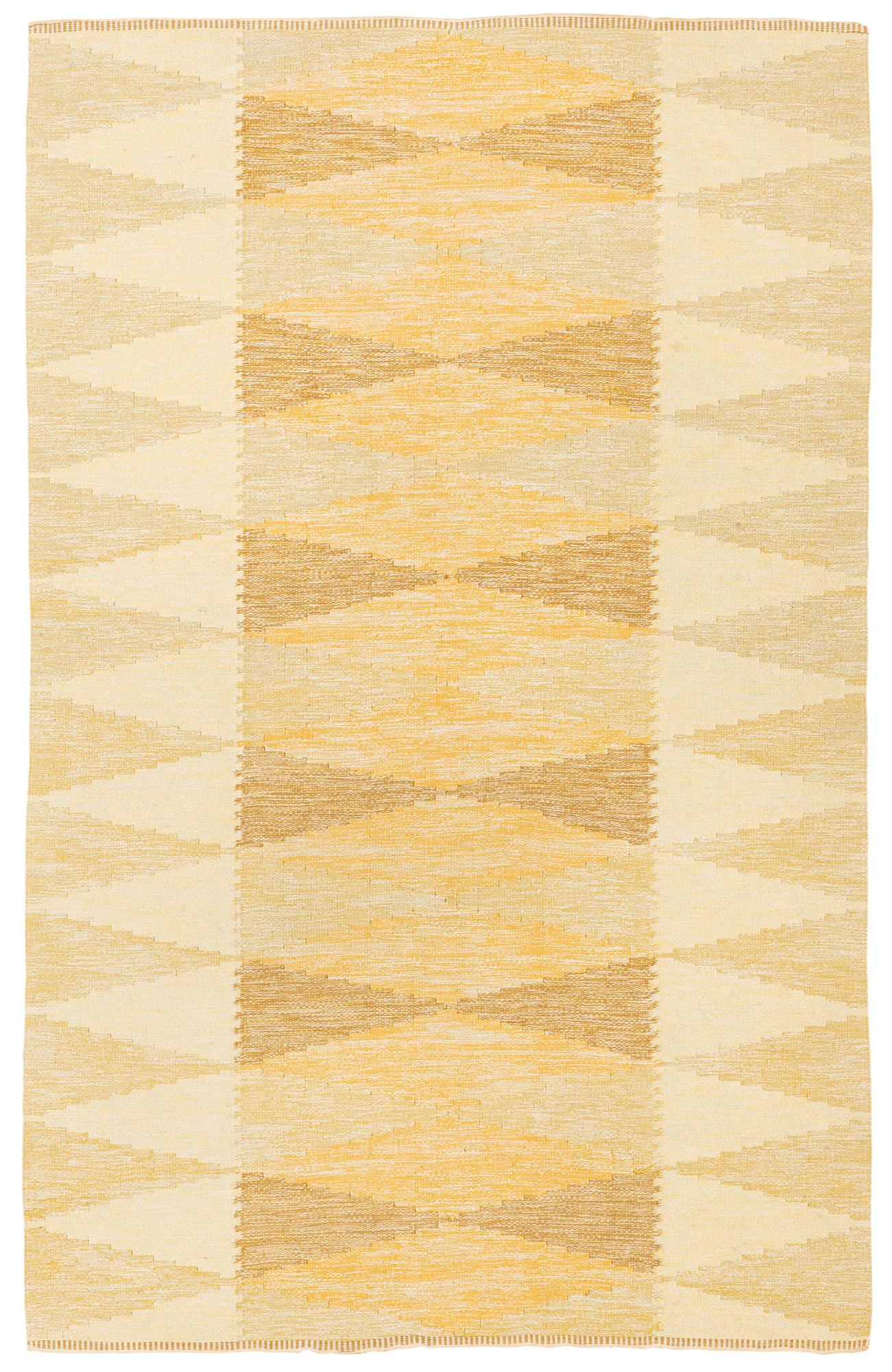 Ingrid Hellman-Knafve, matta, rölakan och gobelängteknik, ca 265 x 167 cm, signerad IHK.