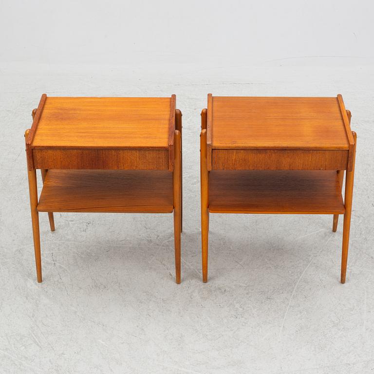 Sängbord, ett par, 1960-tal.