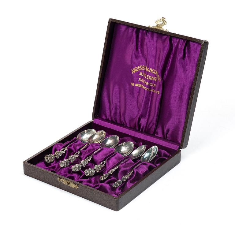 Moccaskedar, 18 st, silver, 1900-tal.