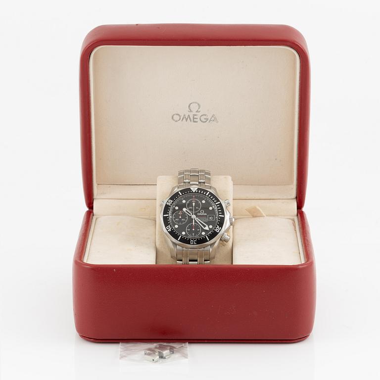 Omega, Seamaster Diver 300M, chronograph, wristwatch, 41.5 mm.