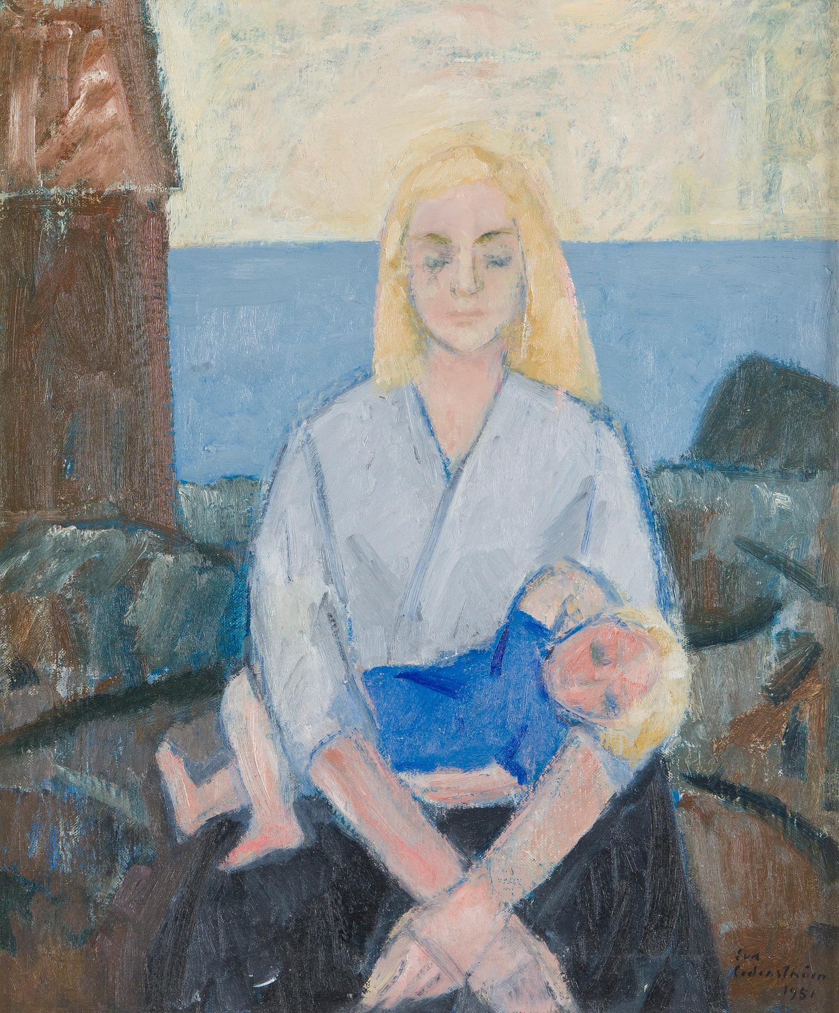 Eva Cederström, Mor och barn.