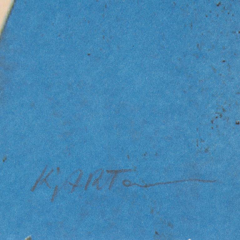 KJARTAN SLETTEMARK, lithograph in colours, signed 115/250.