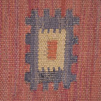 Märta Måås-Fjetterström, a carpet, "Röd grön äng", flat weave, ca 328-333 x 258,5-262 cm, signed AB MMF.