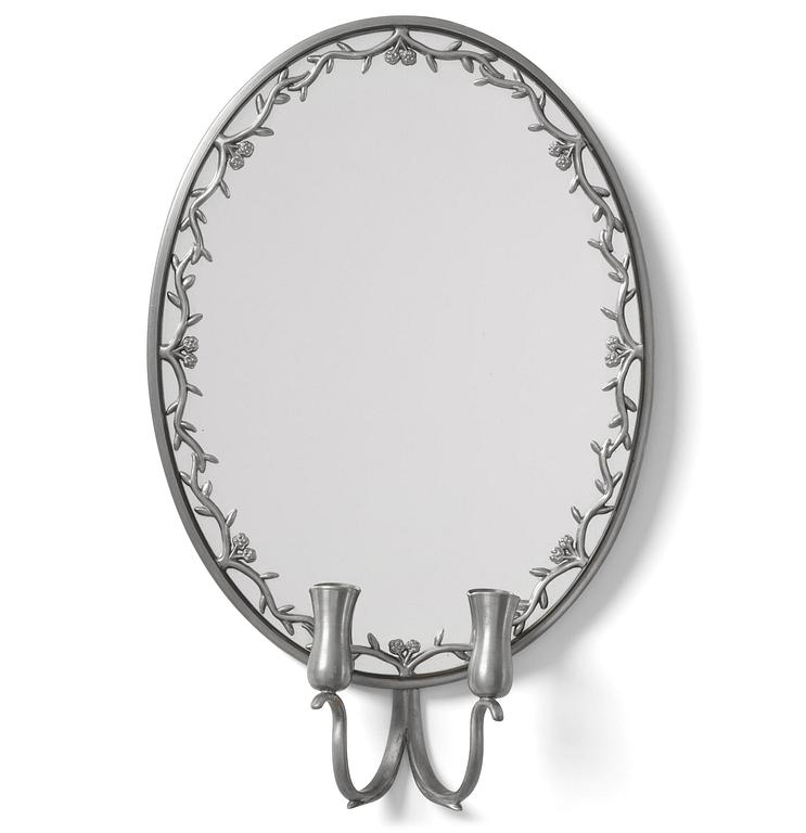 Firma Svenskt Tenn, spegellampett, tenn, modell "A 245", Stockholm, 1928.