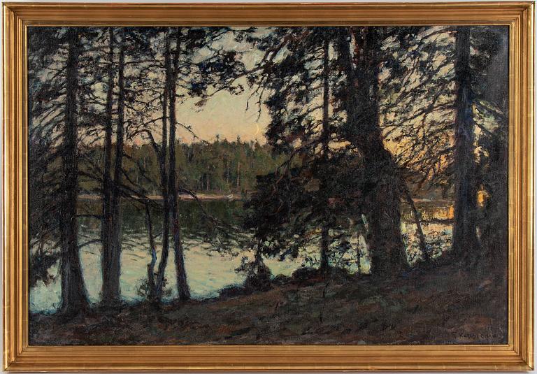 Gottfrid Kallstenius, oil on canvas, signed and dated 1921.