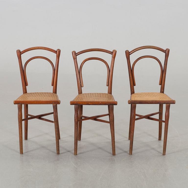 A set of six Thonet chairs early 1900's.