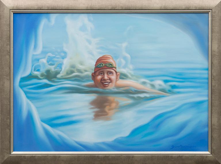 oil on canvas, signed and dated 2009.